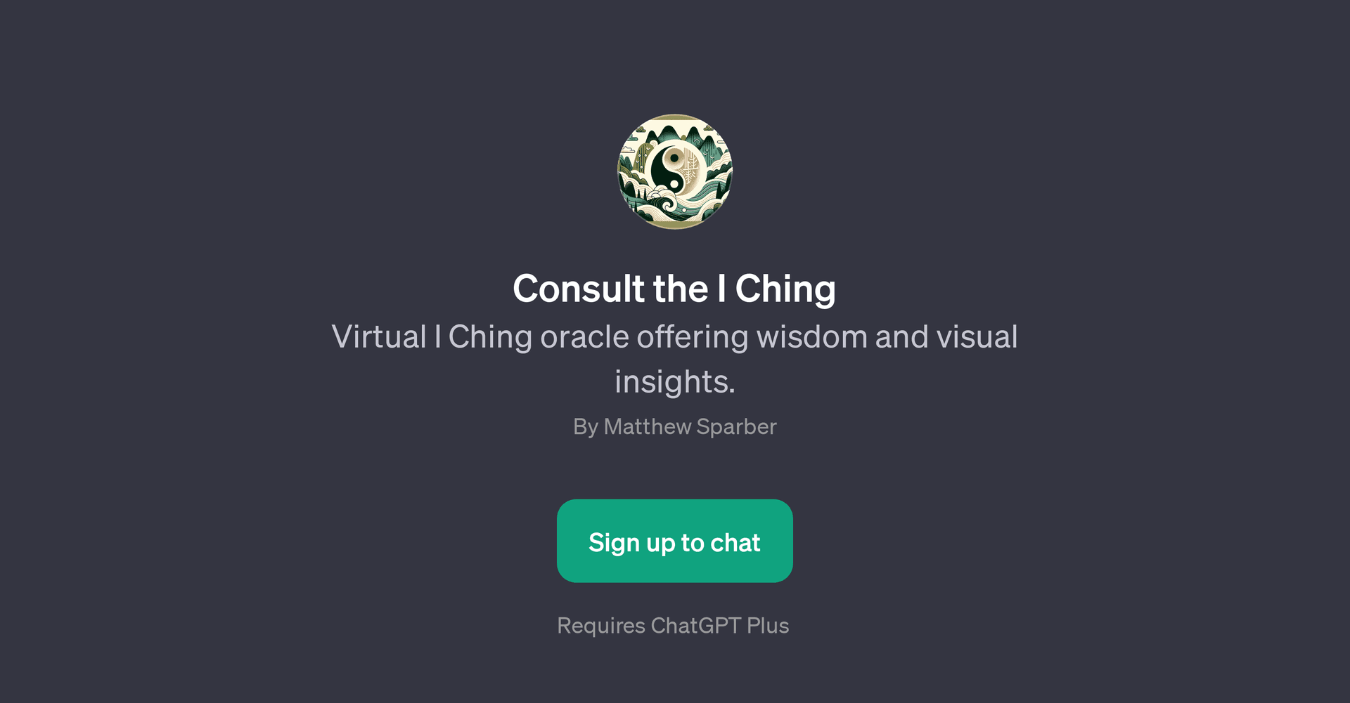 Consult the I Ching