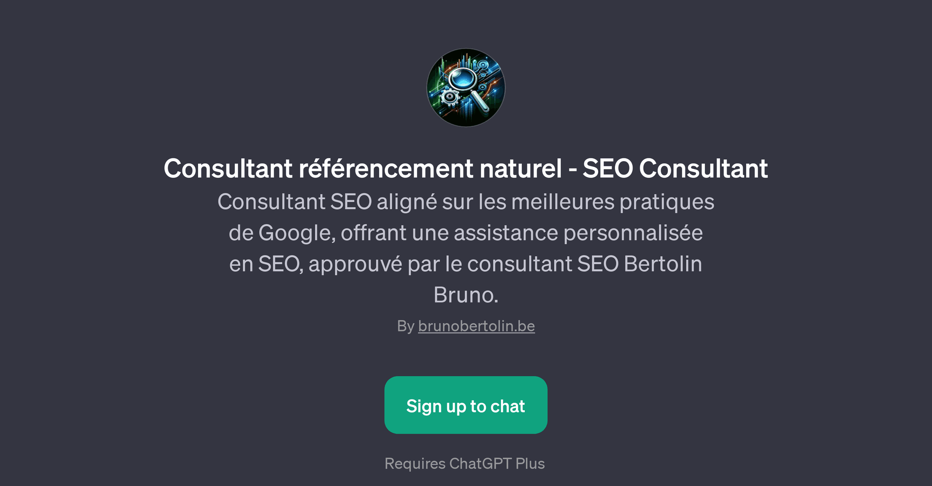 Consultant rfrencement naturel - SEO Consultant GPT