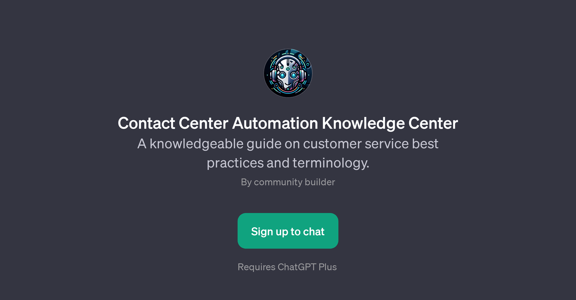 Contact Center Automation Knowledge Center