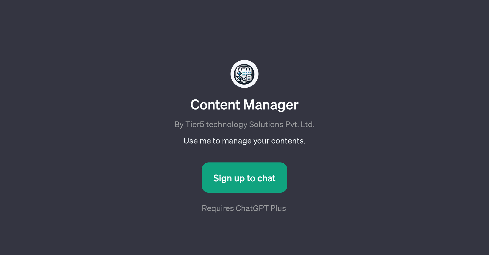 Content Manager GPT