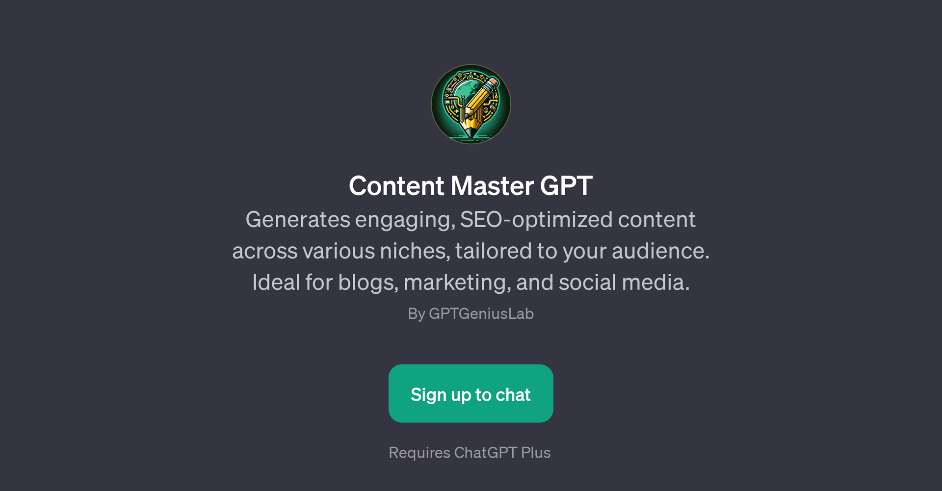 Content Master GPT
