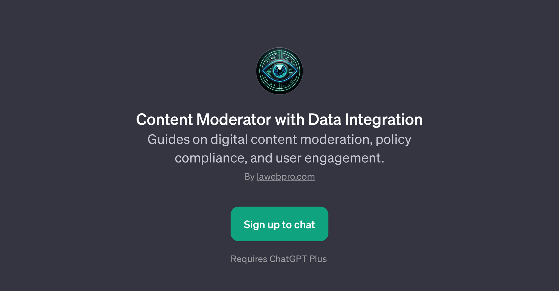 Content Moderator with Data Integration