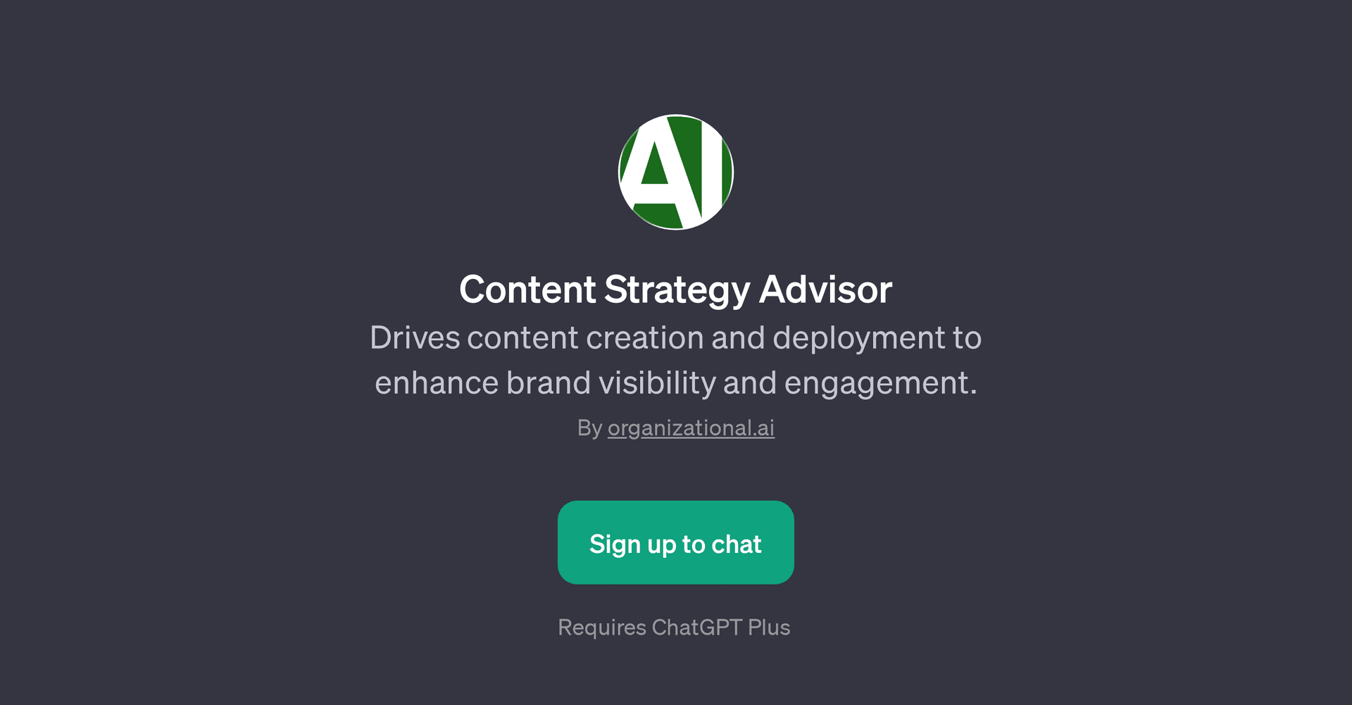 Content Strategy Advisor