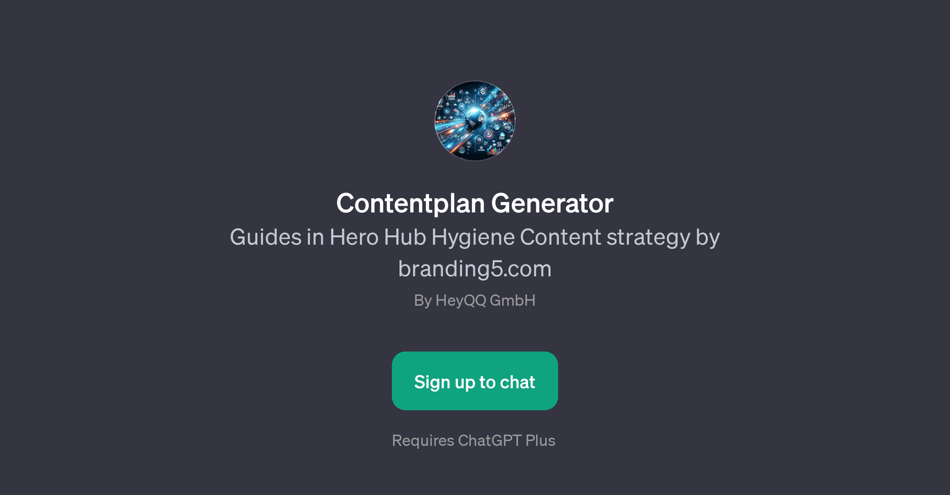 Contentplan Generator