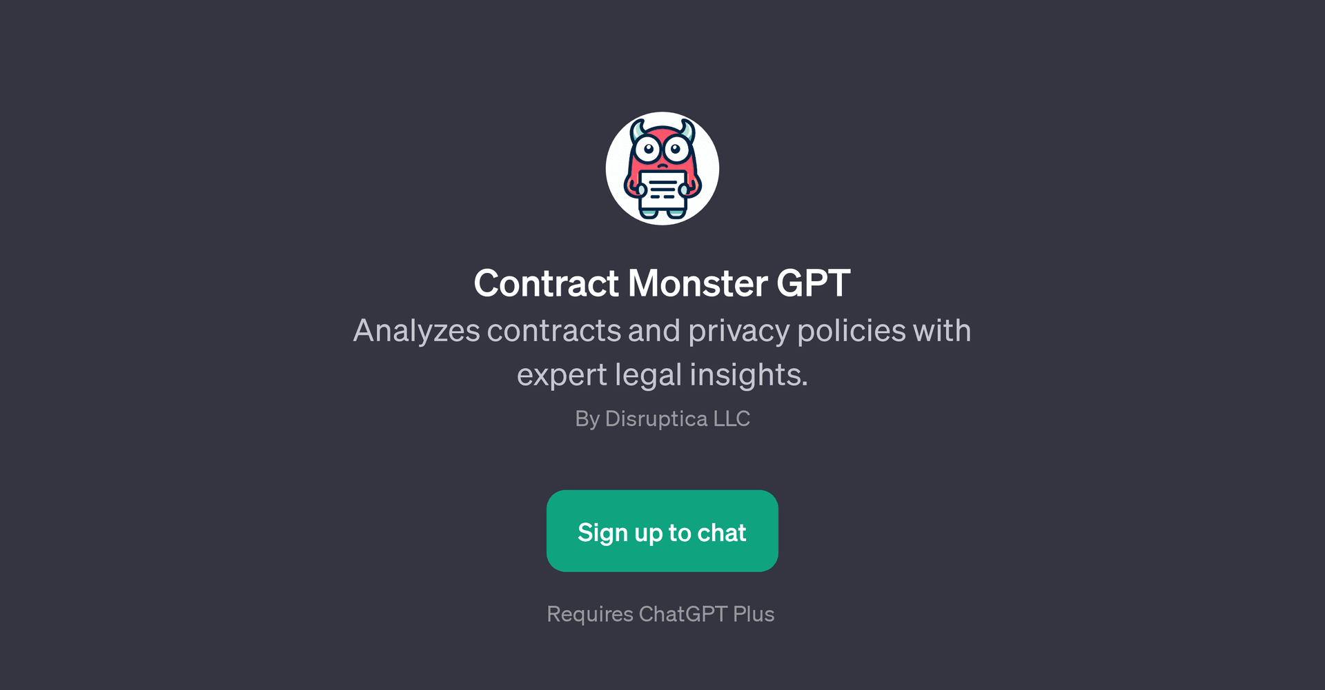 Contract Monster GPT