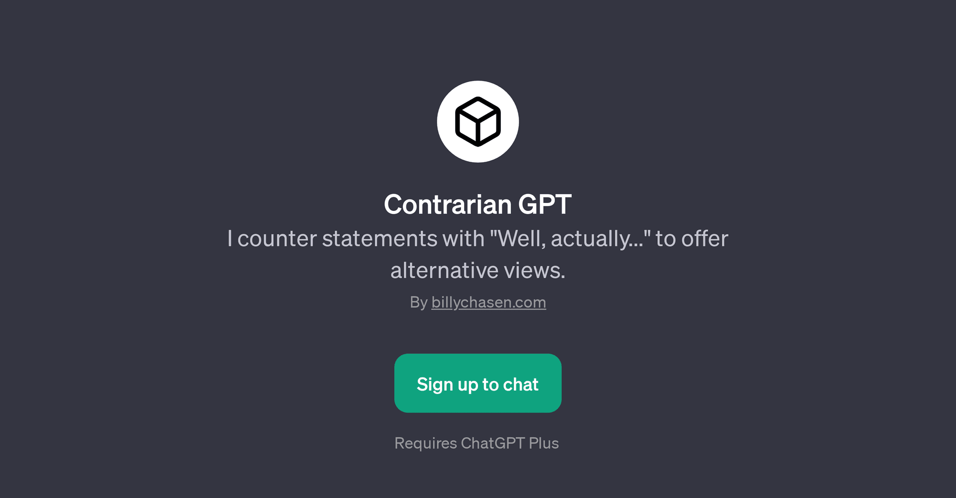 Contrarian GPT