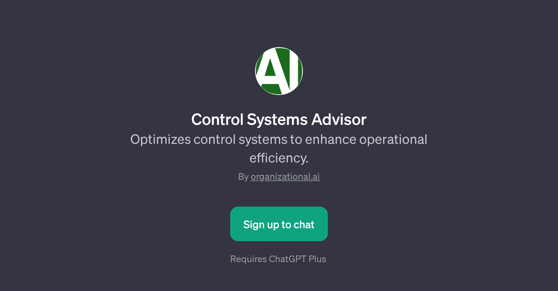 Control Systems Advisor