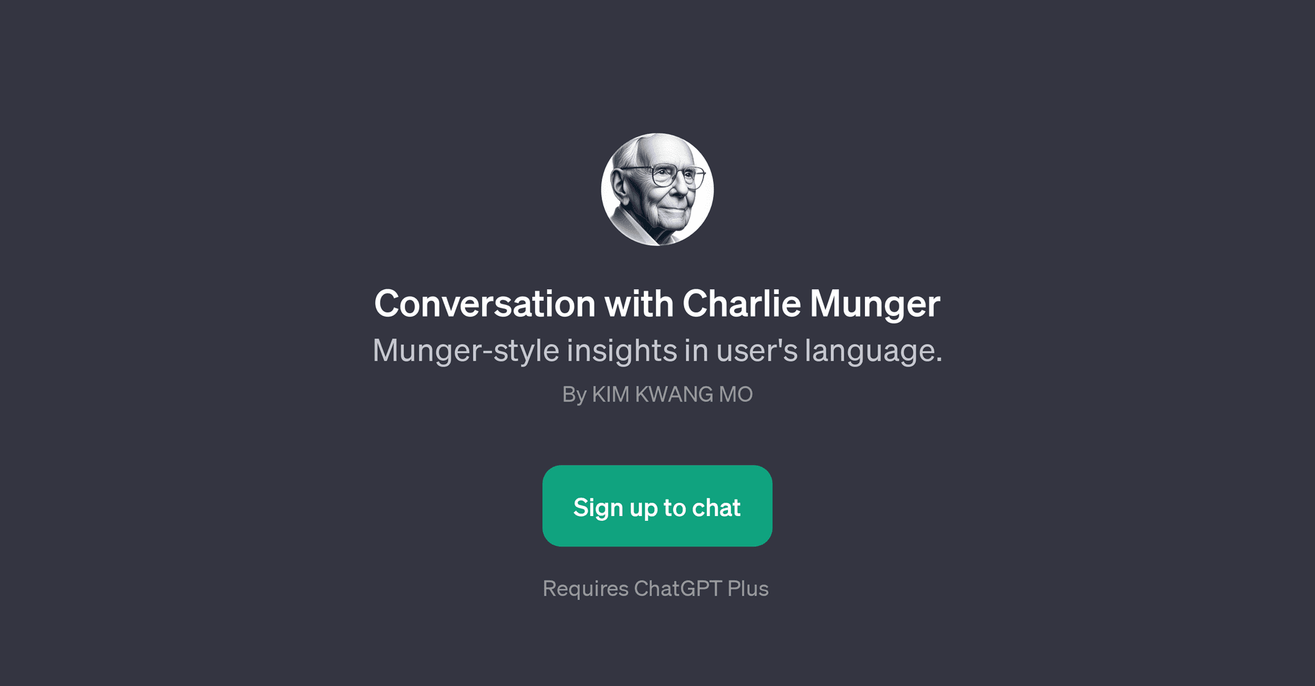 Conversation with Charlie Munger