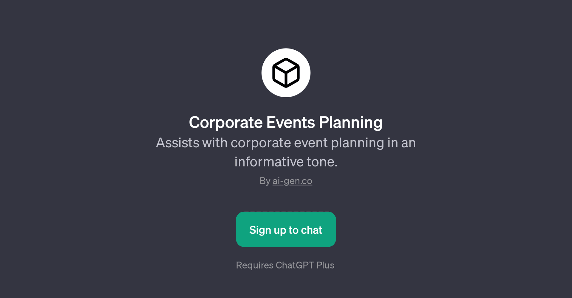 Corporate Events Planning