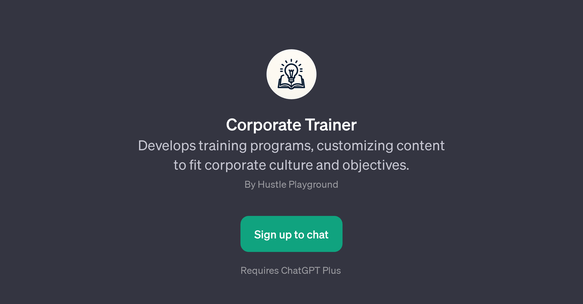 Corporate Trainer