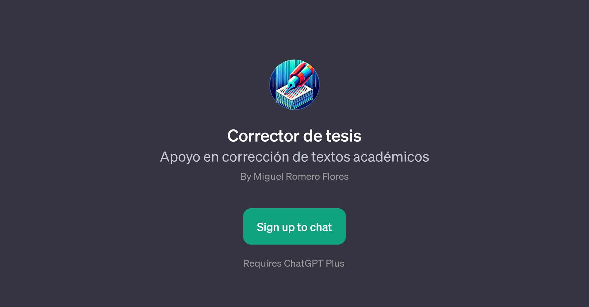 Corrector de tesis