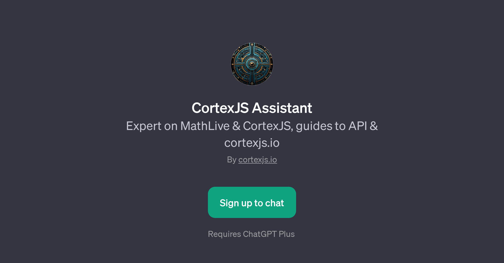CortexJS Assistant