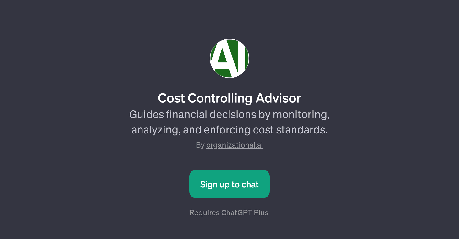 Cost Controlling Advisor