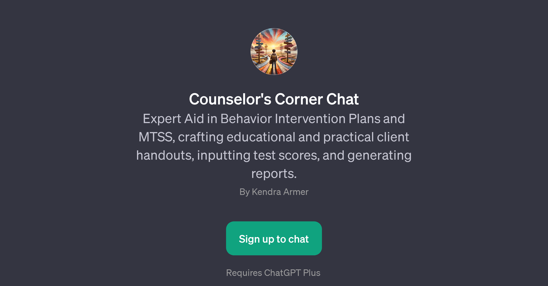 Counselor's Corner Chat