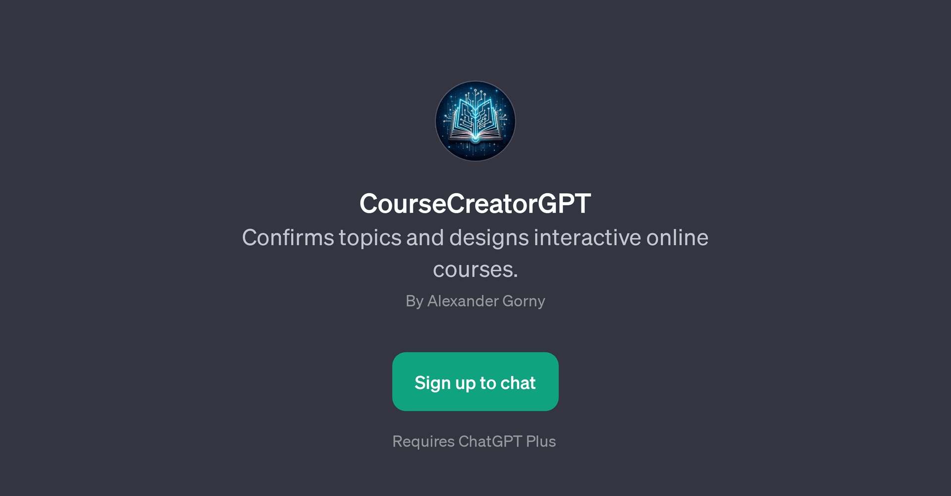 CourseCreatorGPT