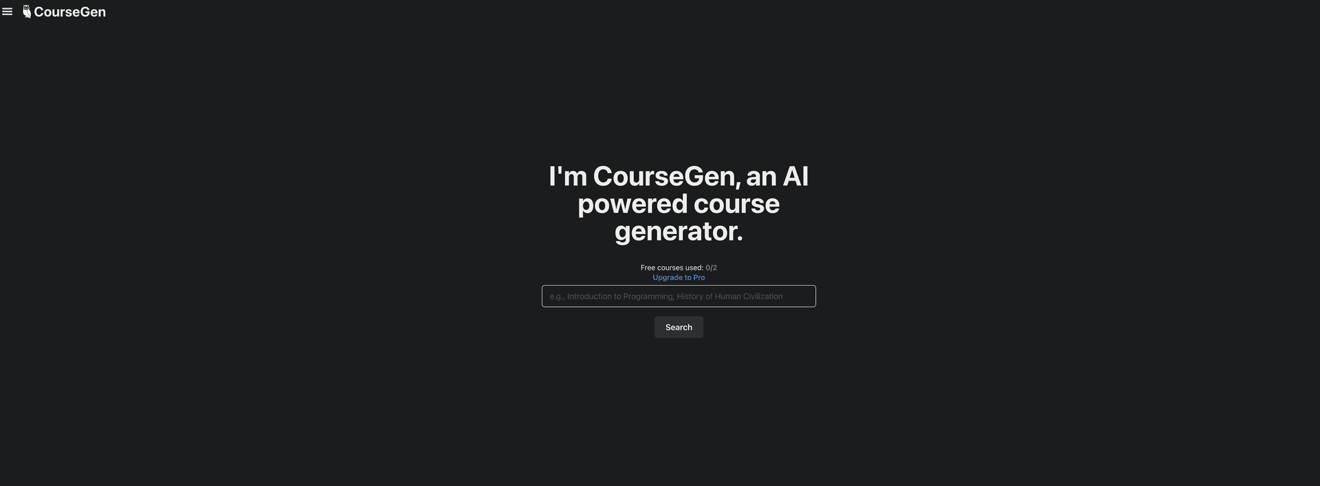 CourseGen