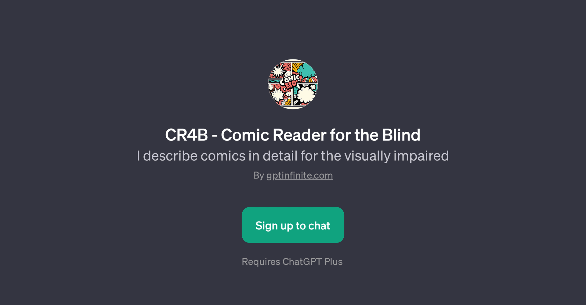 CR4B - Comic Reader for the Blind