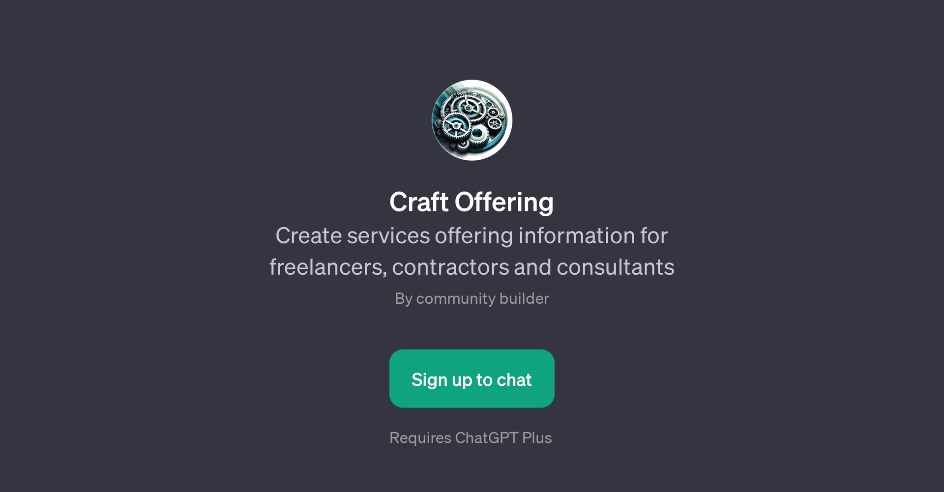 Craft Offering