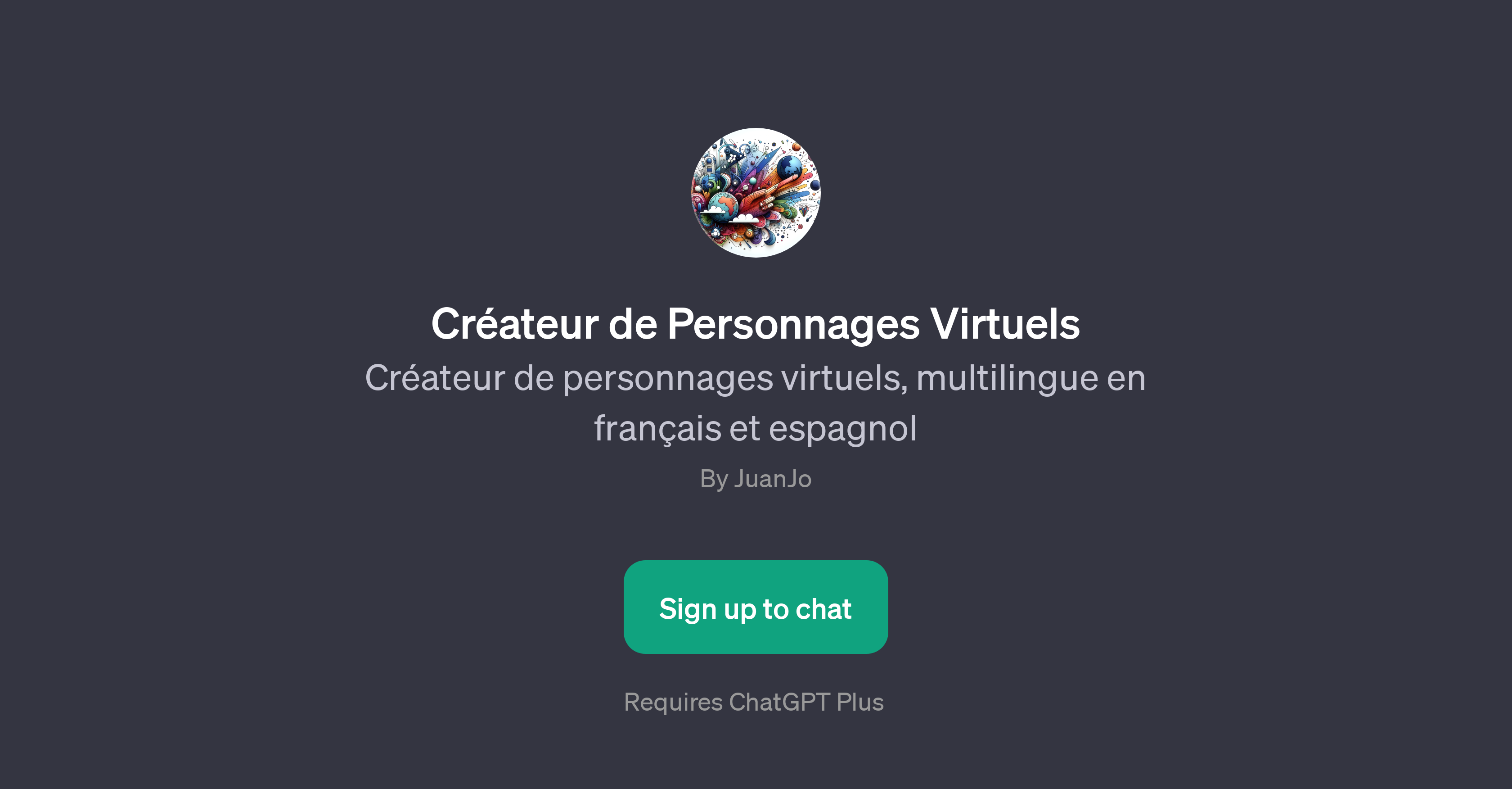 Crateur de Personnages Virtuels