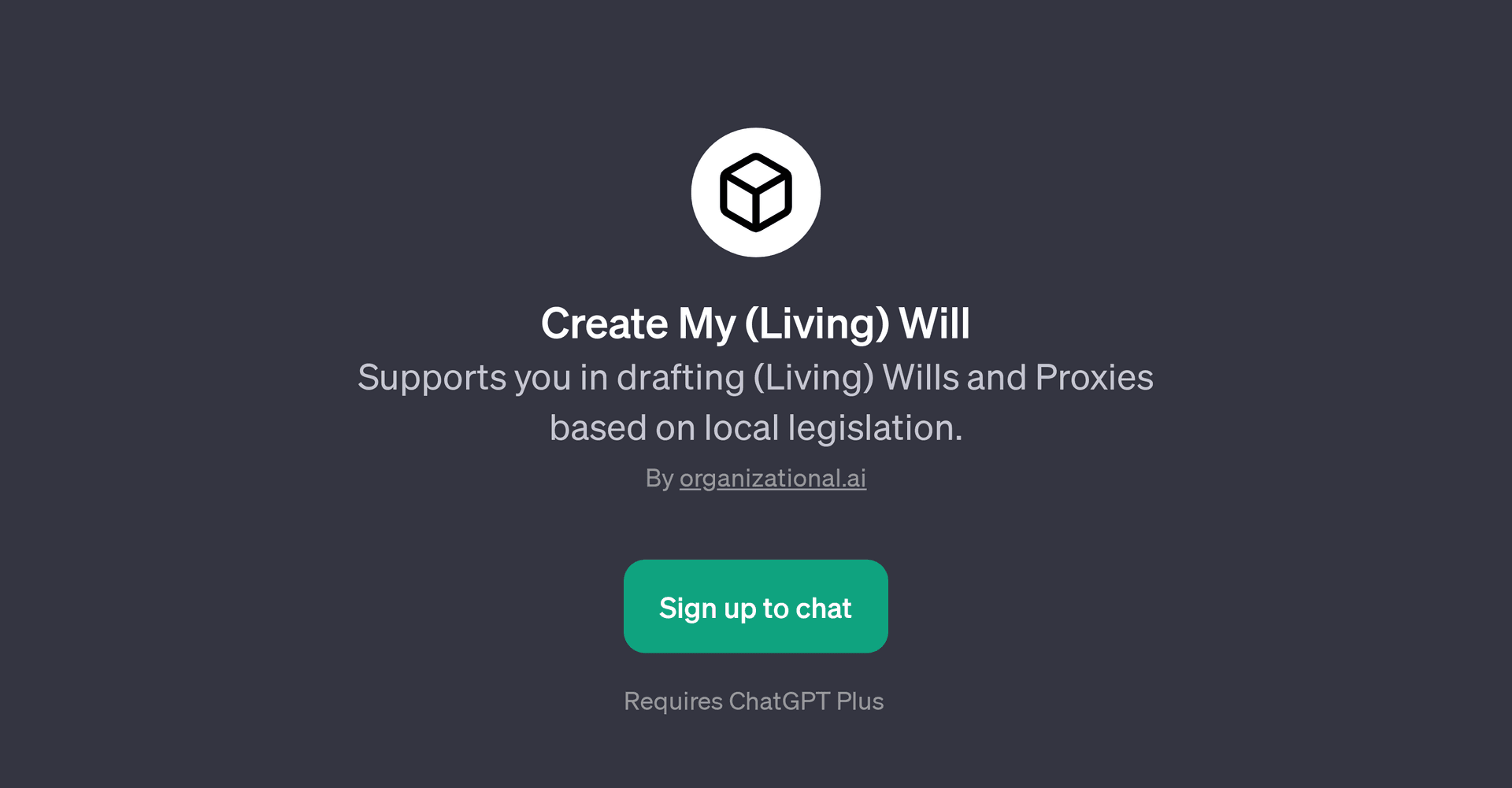 Create My (Living) Will