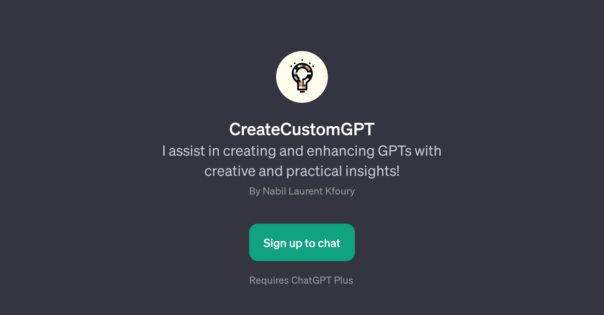 CreateCustomGPT