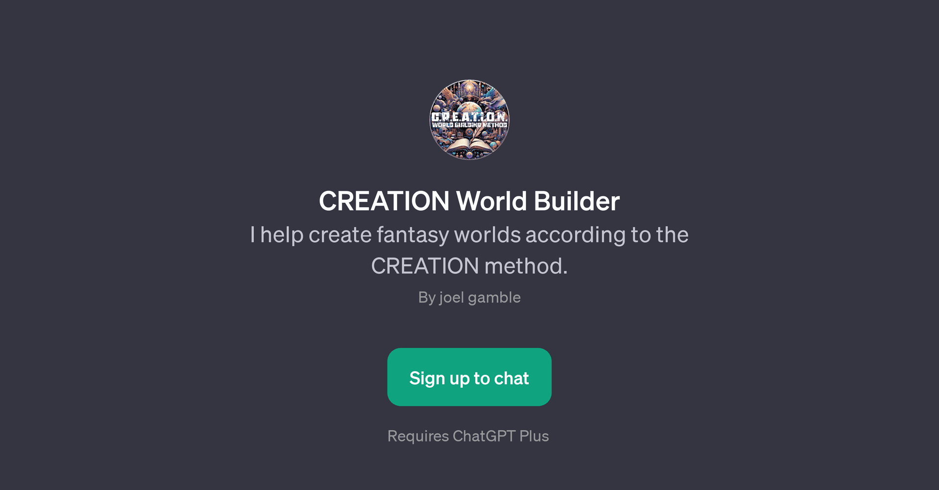 CREATION World Builder