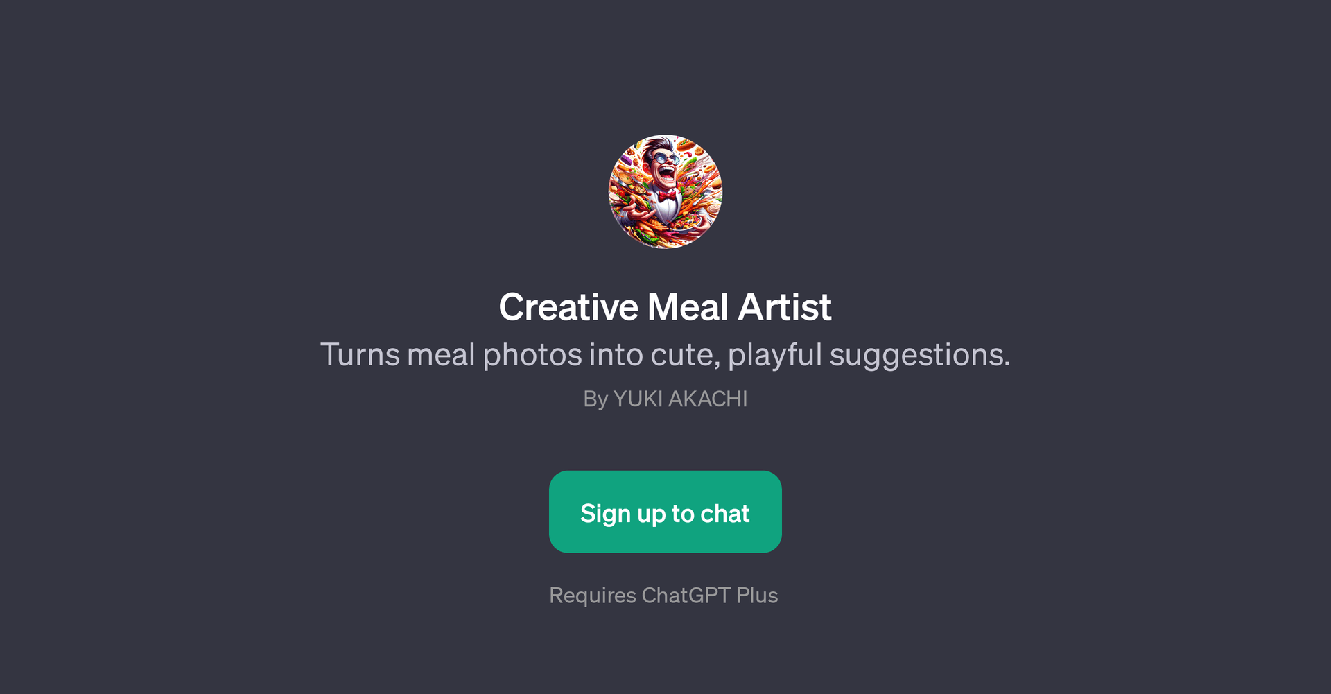 Creative Meal Artist