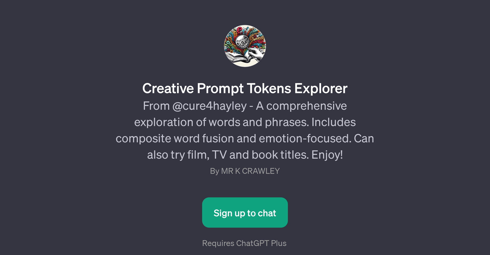 Creative Prompt Tokens Explorer