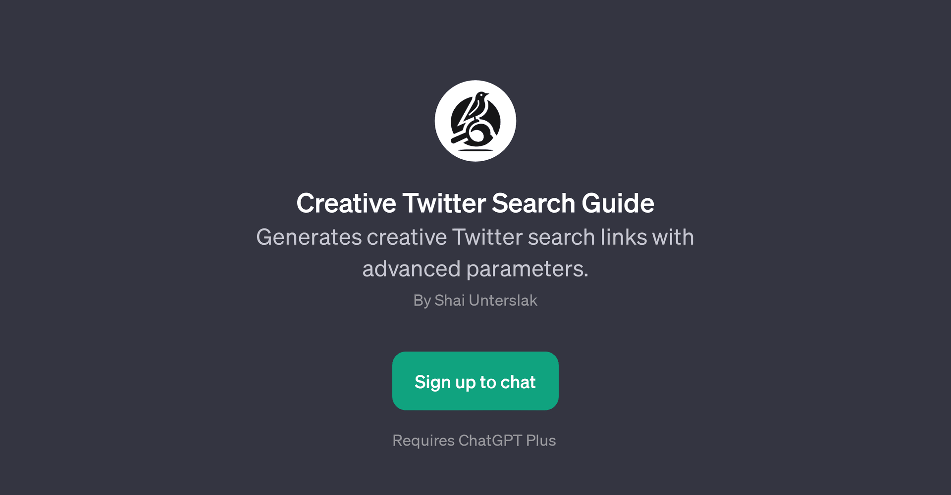 Creative Twitter Search Guide