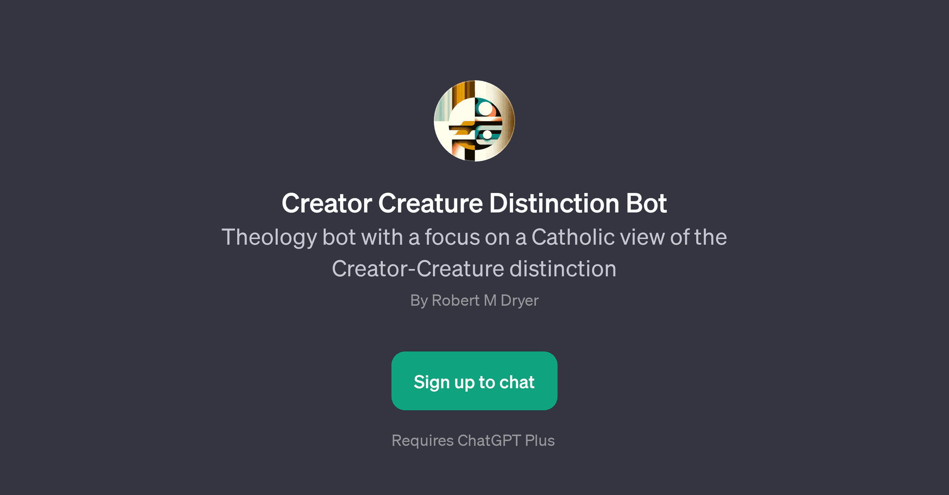 Creator Creature Distinction Bot
