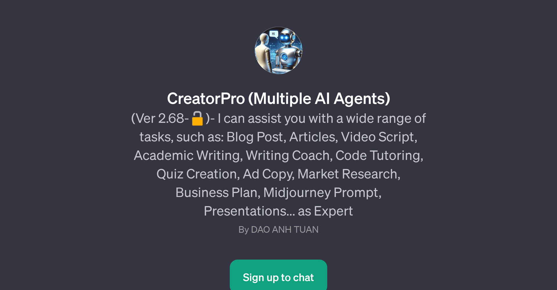 CreatorPro (Multiple AI Agents)