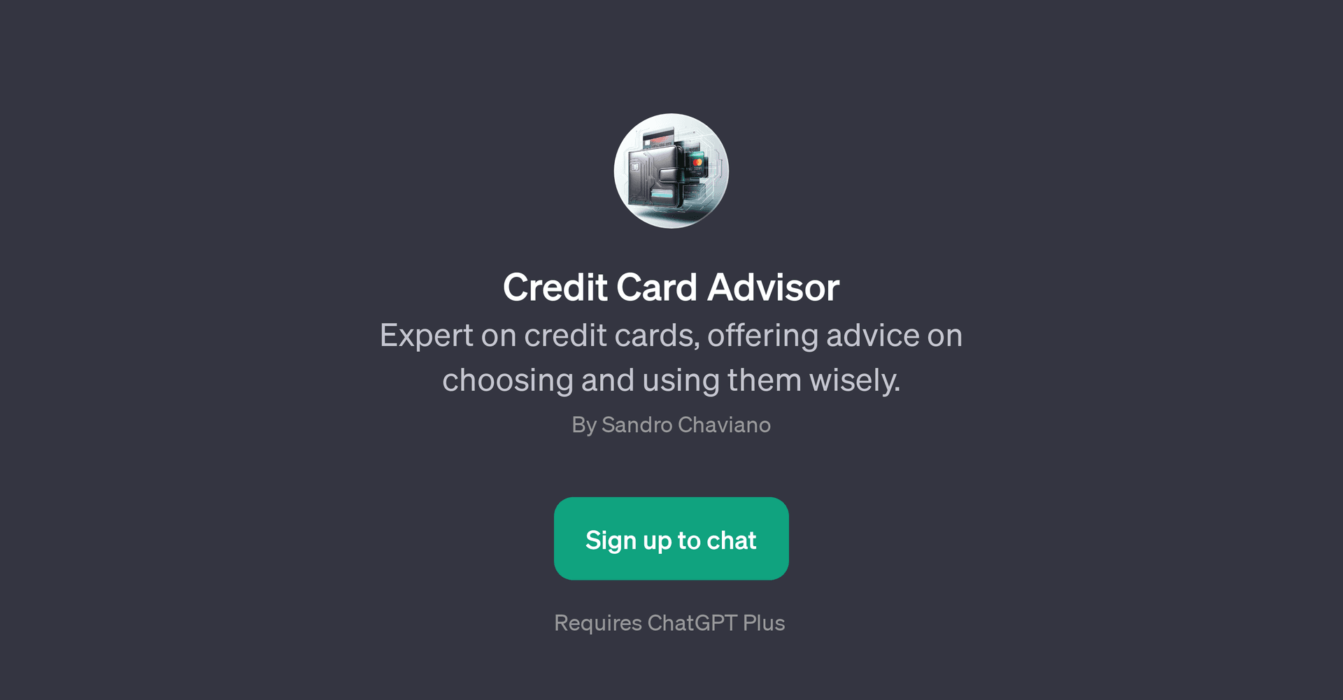 Credit Card Advisor