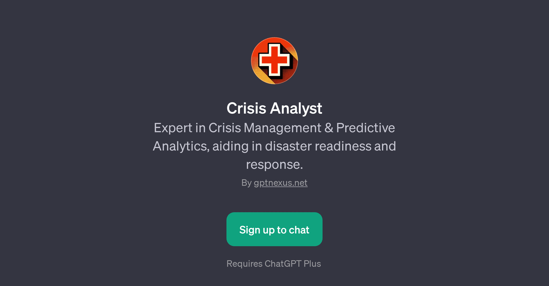 Crisis Analyst