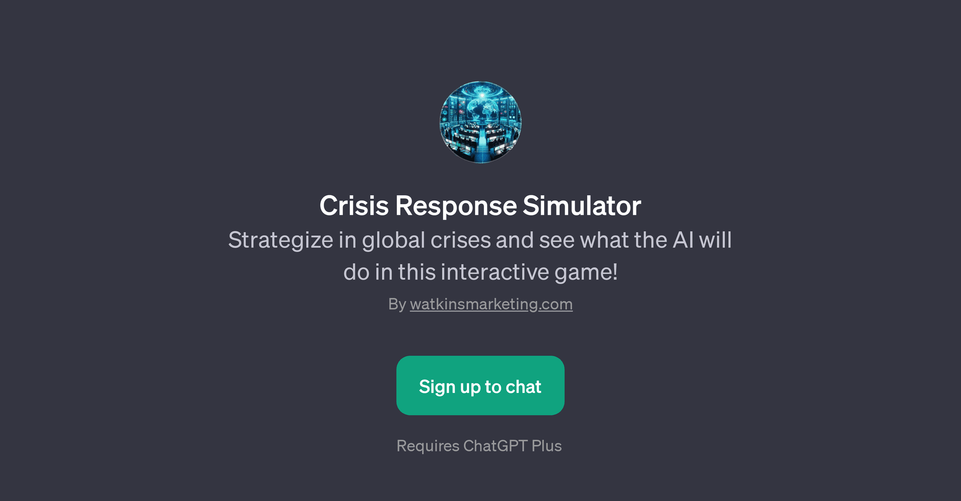 Crisis Response Simulator