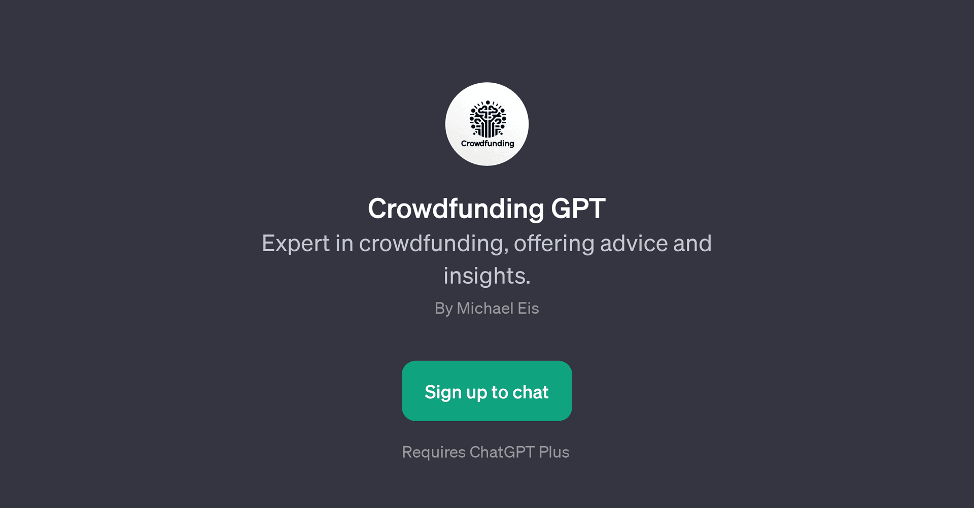 Crowdfunding GPT