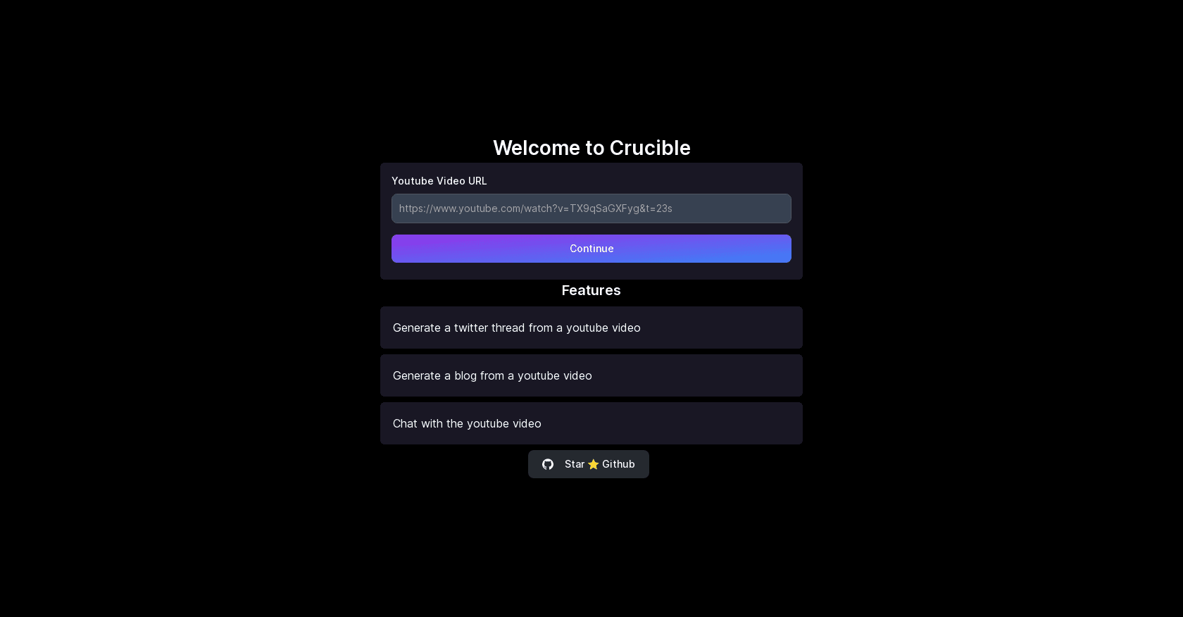 Crucible