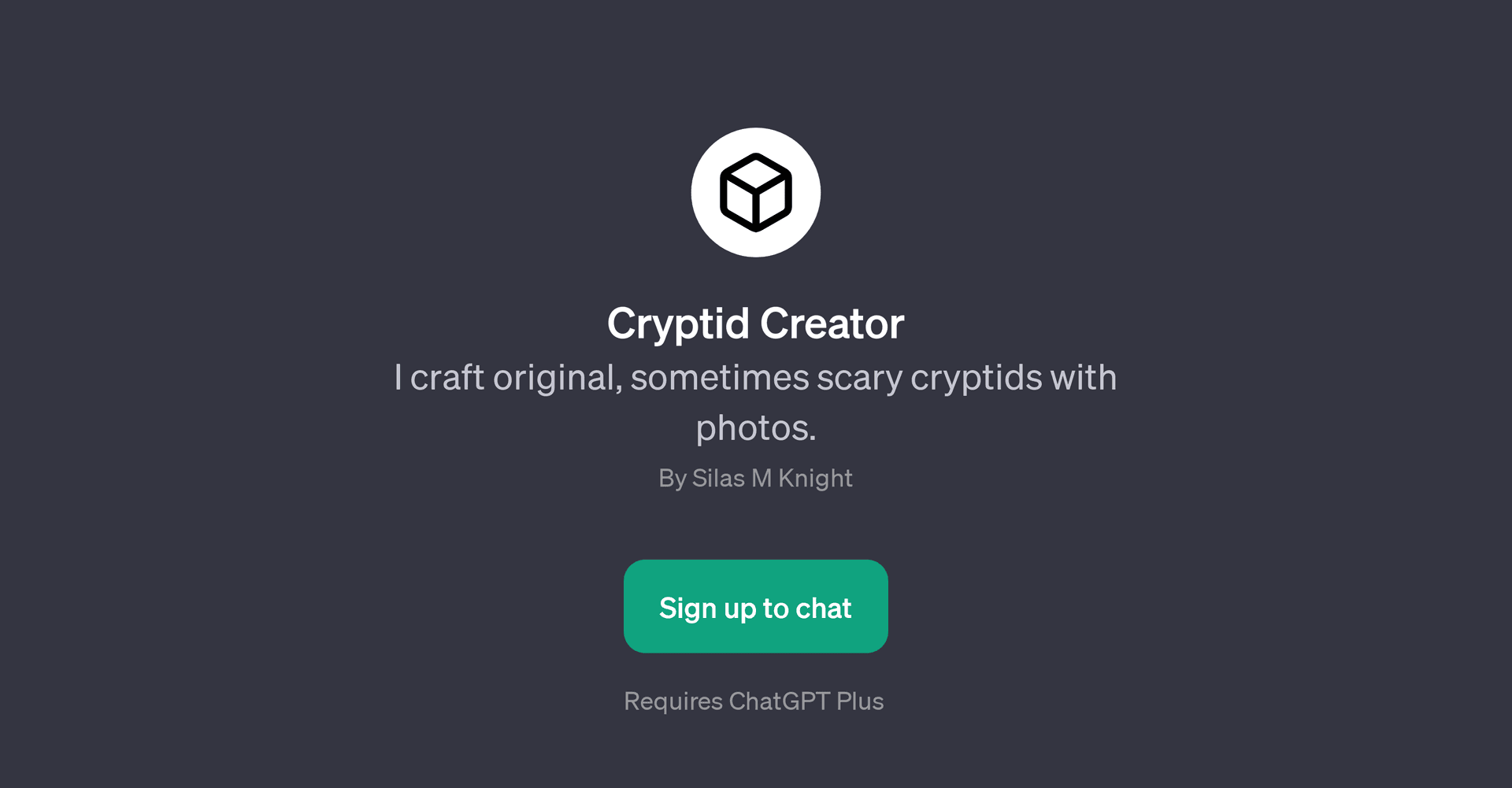 Cryptid Creator