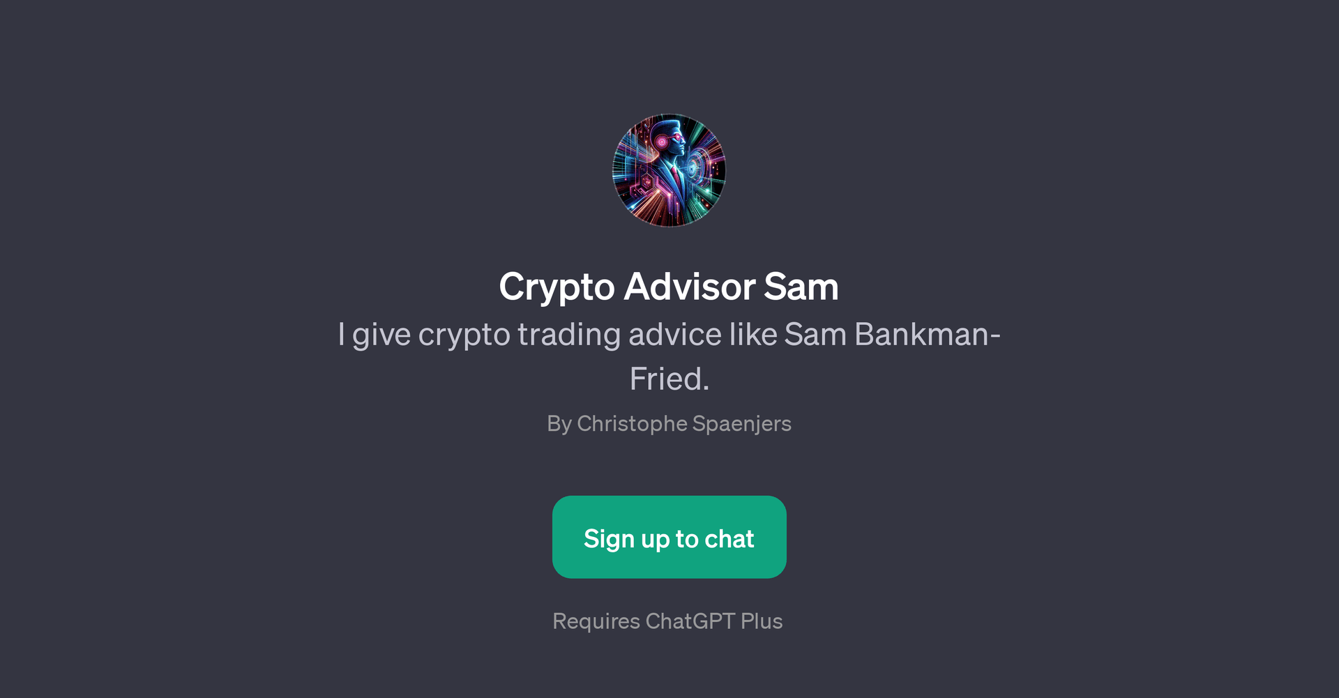 Crypto Advisor Sam