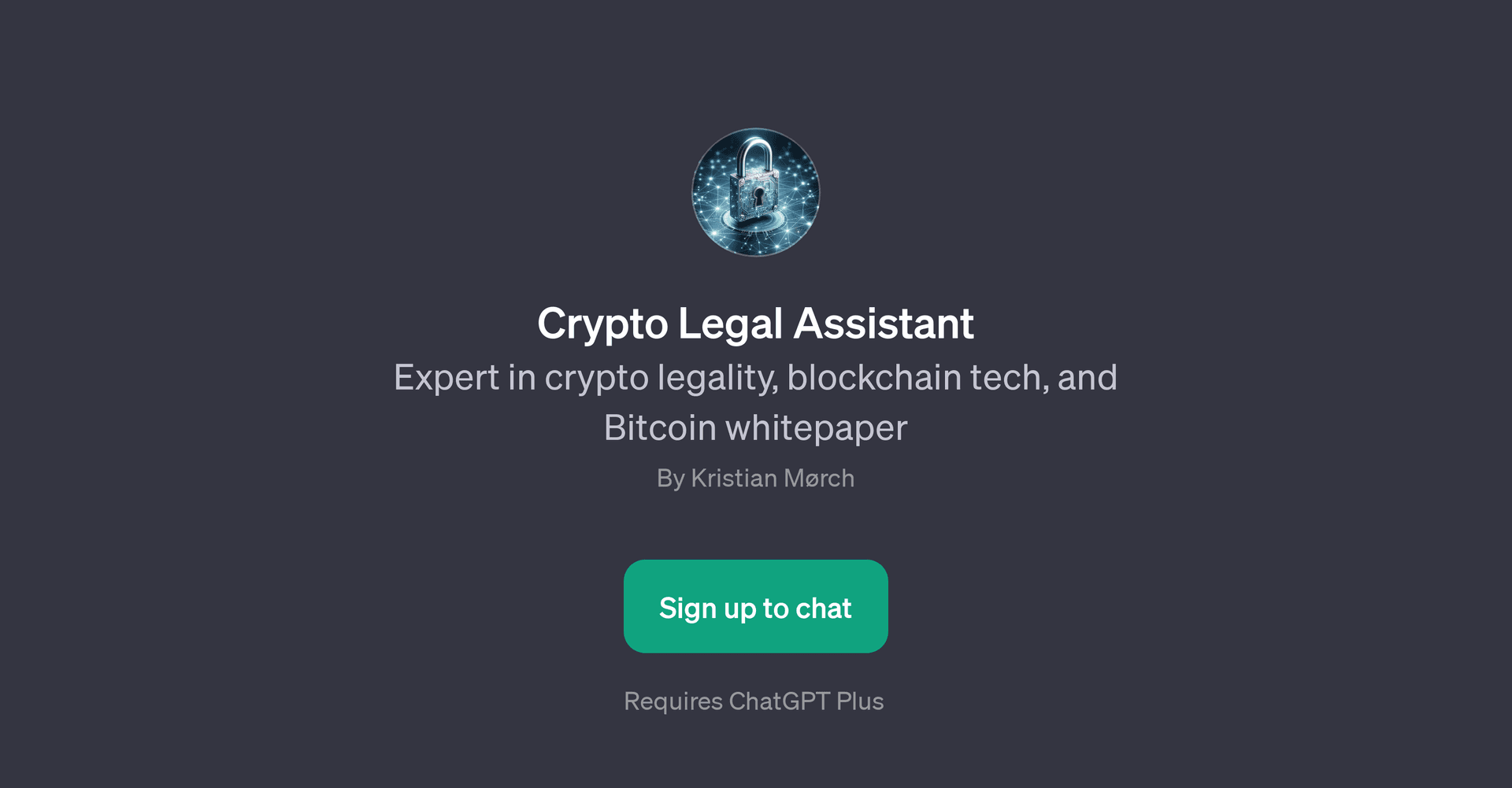 Crypto Legal Assistant