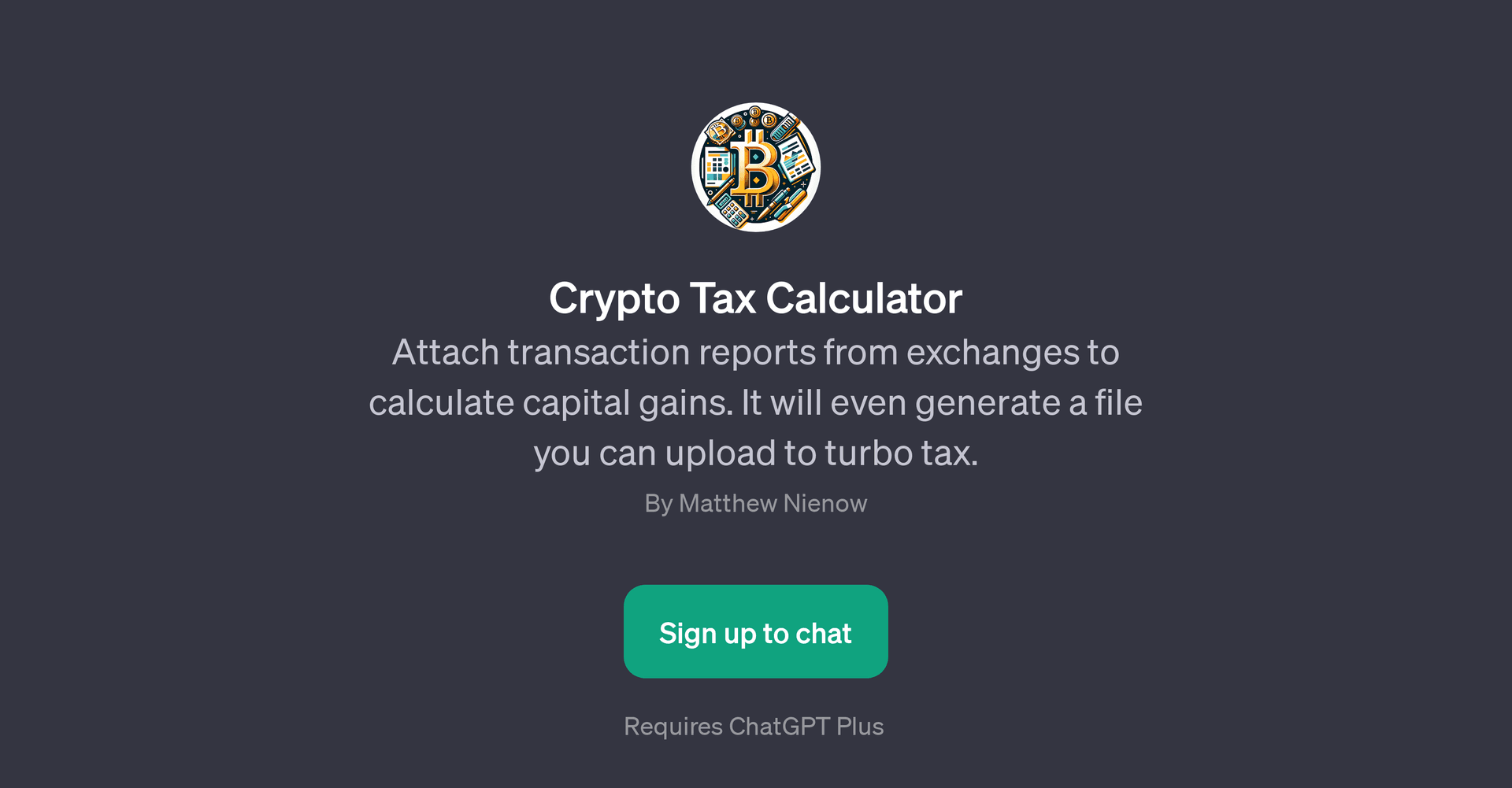 Crypto Tax Calculator