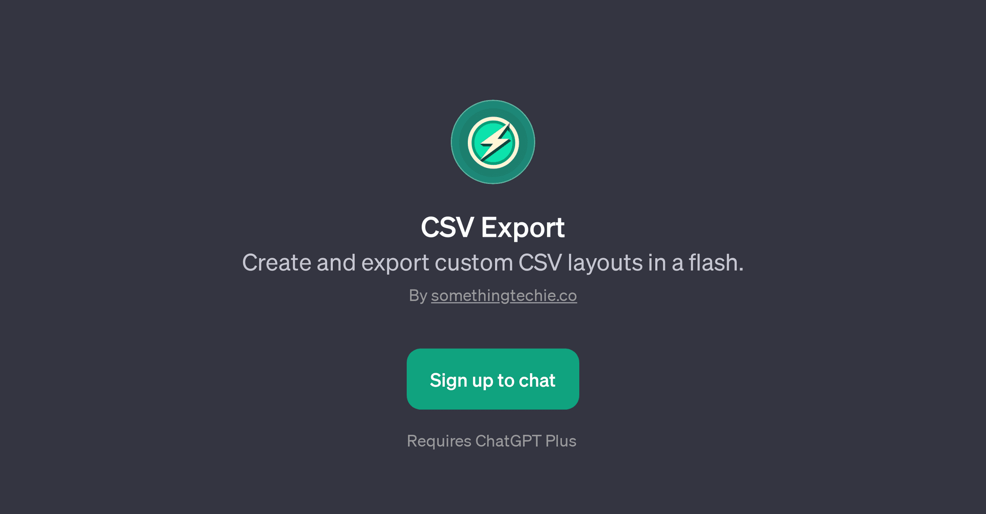 CSV Export