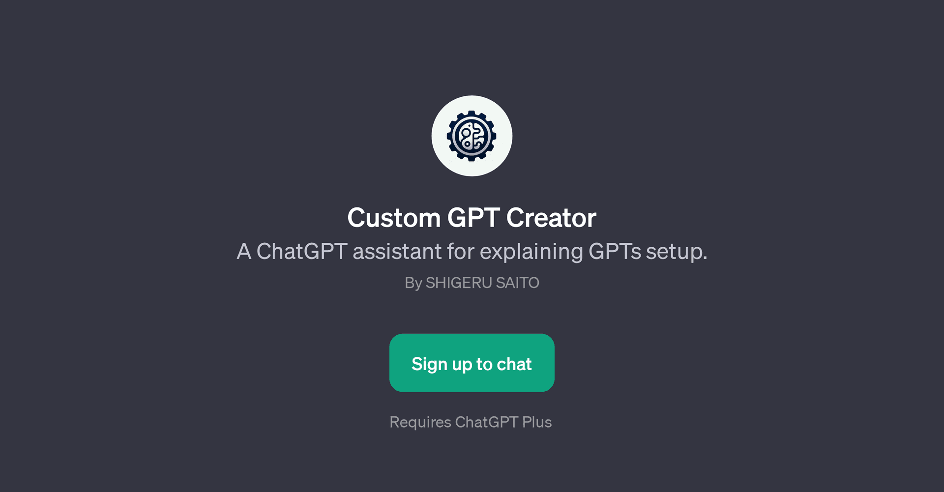 Custom GPT Creator