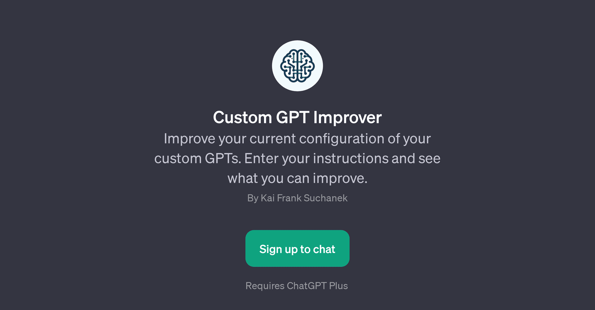 Custom GPT Improver