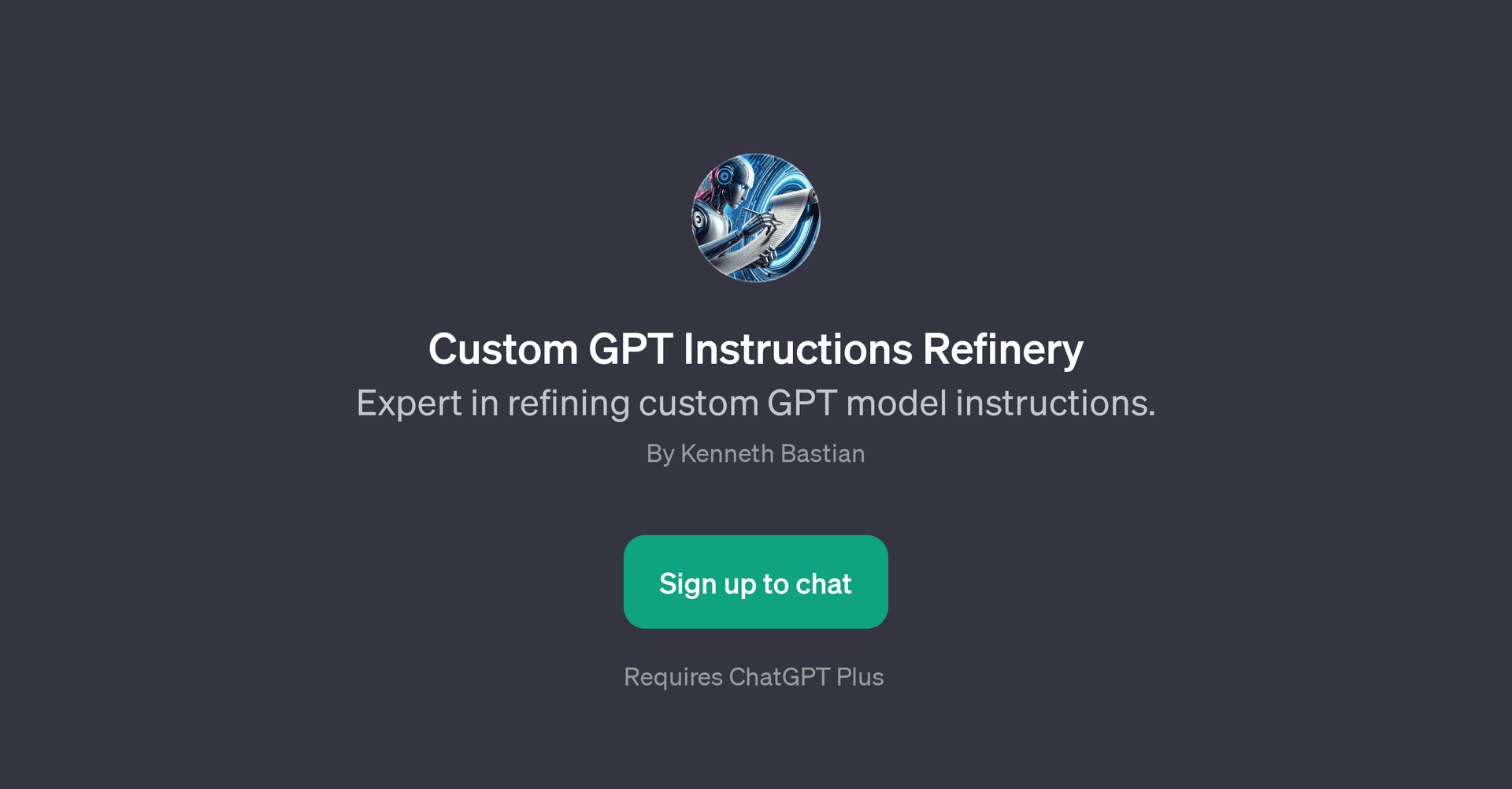 Custom GPT Instructions Refinery