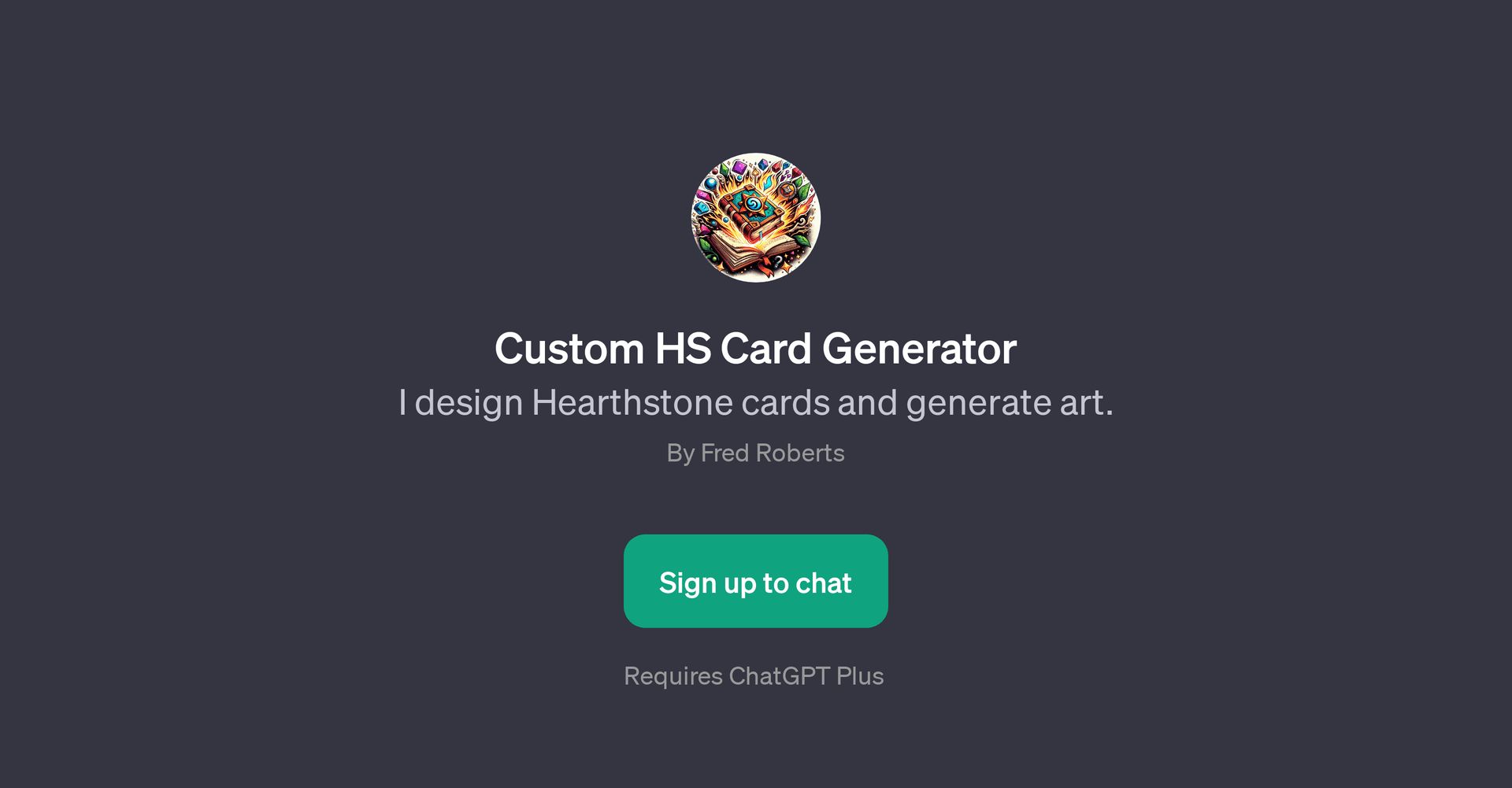 Custom HS Card Generator