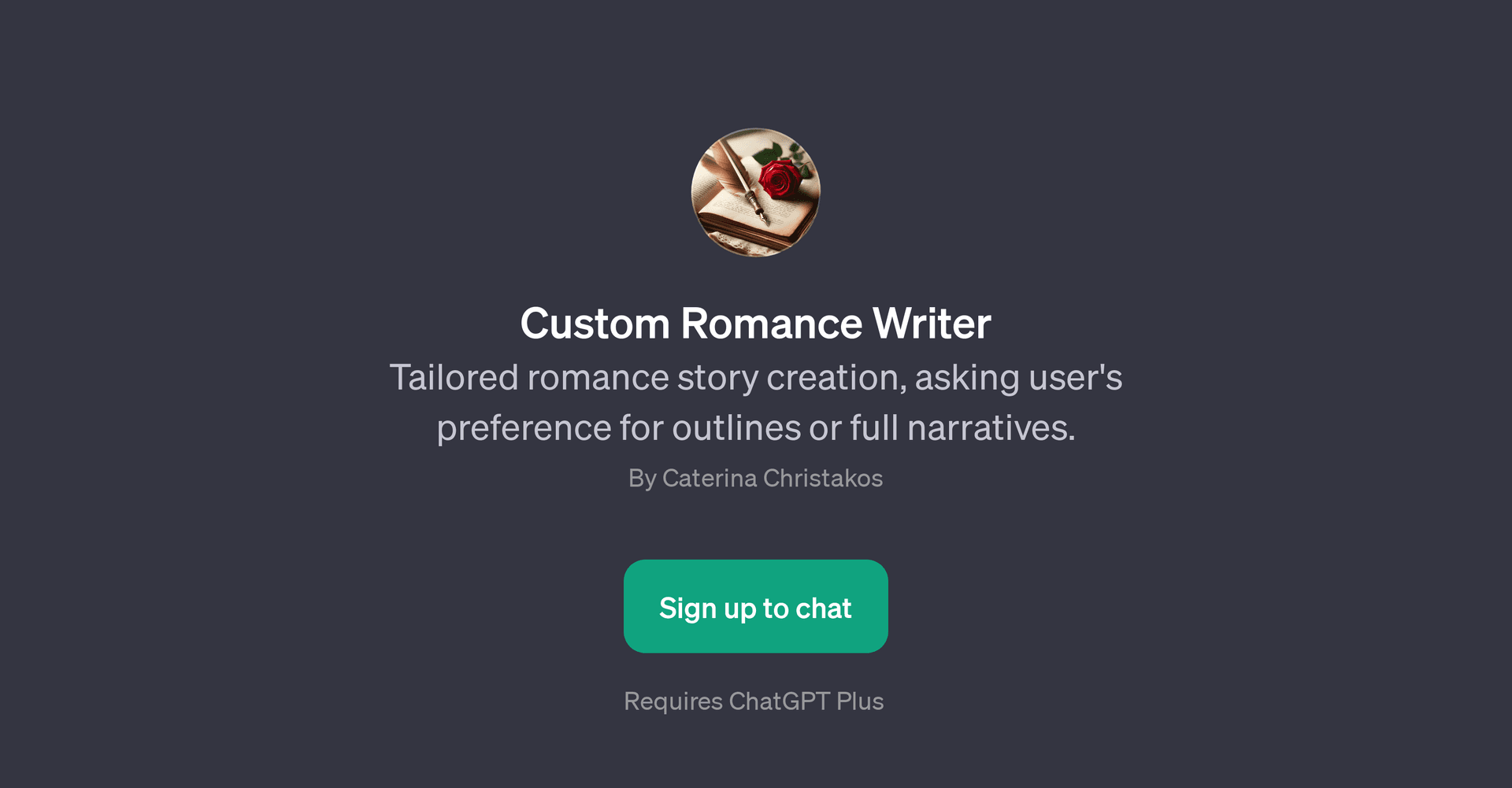 Custom Romance Writer