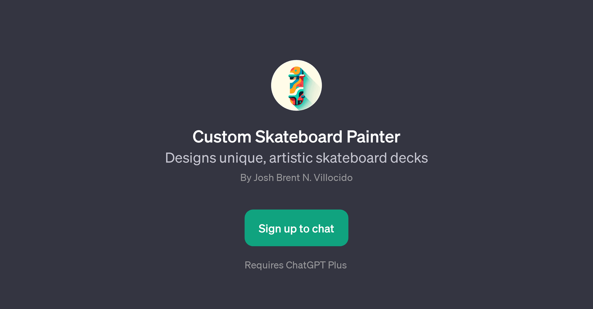 Custom Skateboard Painter