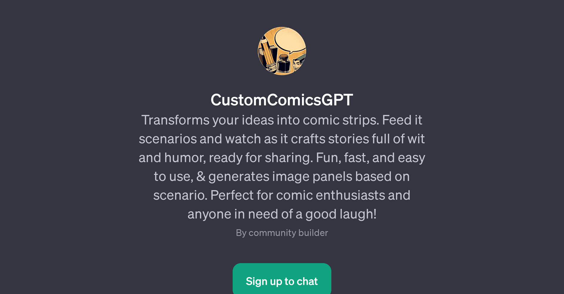 CustomComicsGPT