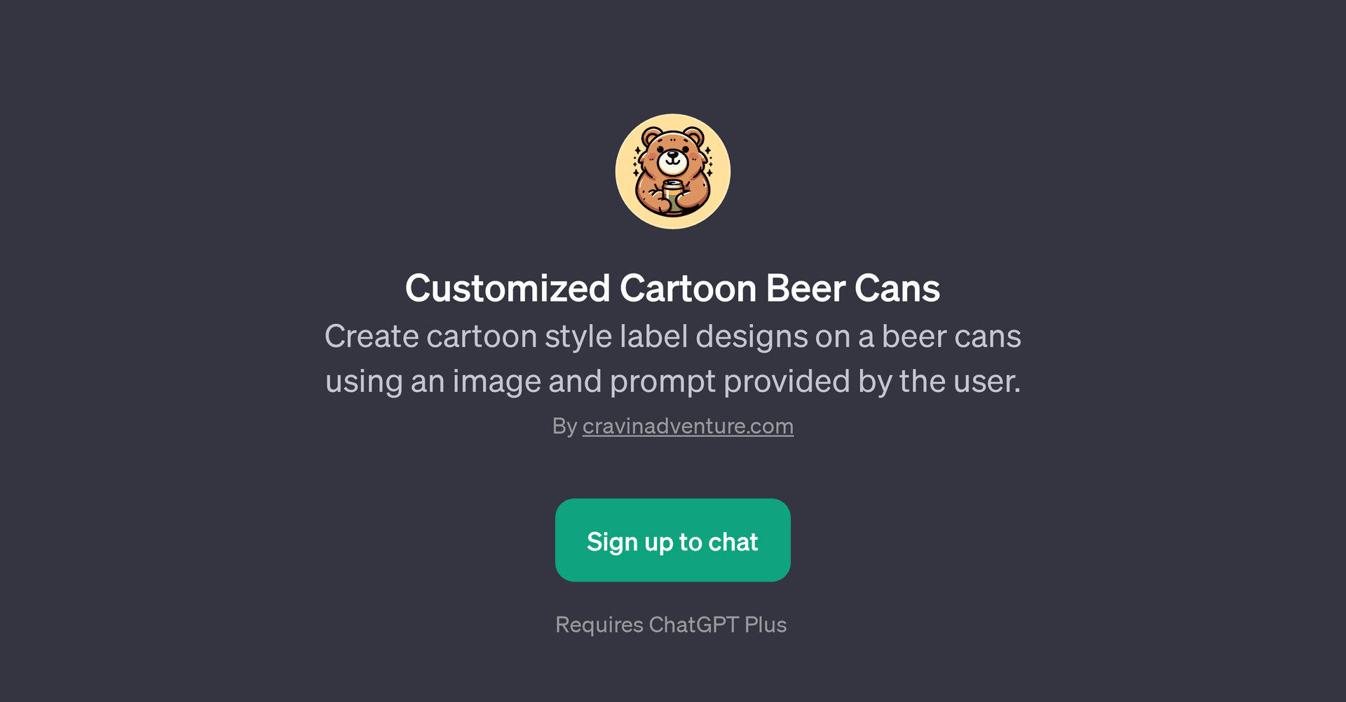 Customized Cartoon Beer Cans