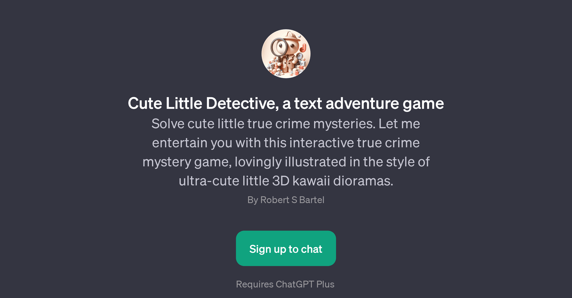 Cute Little Detective